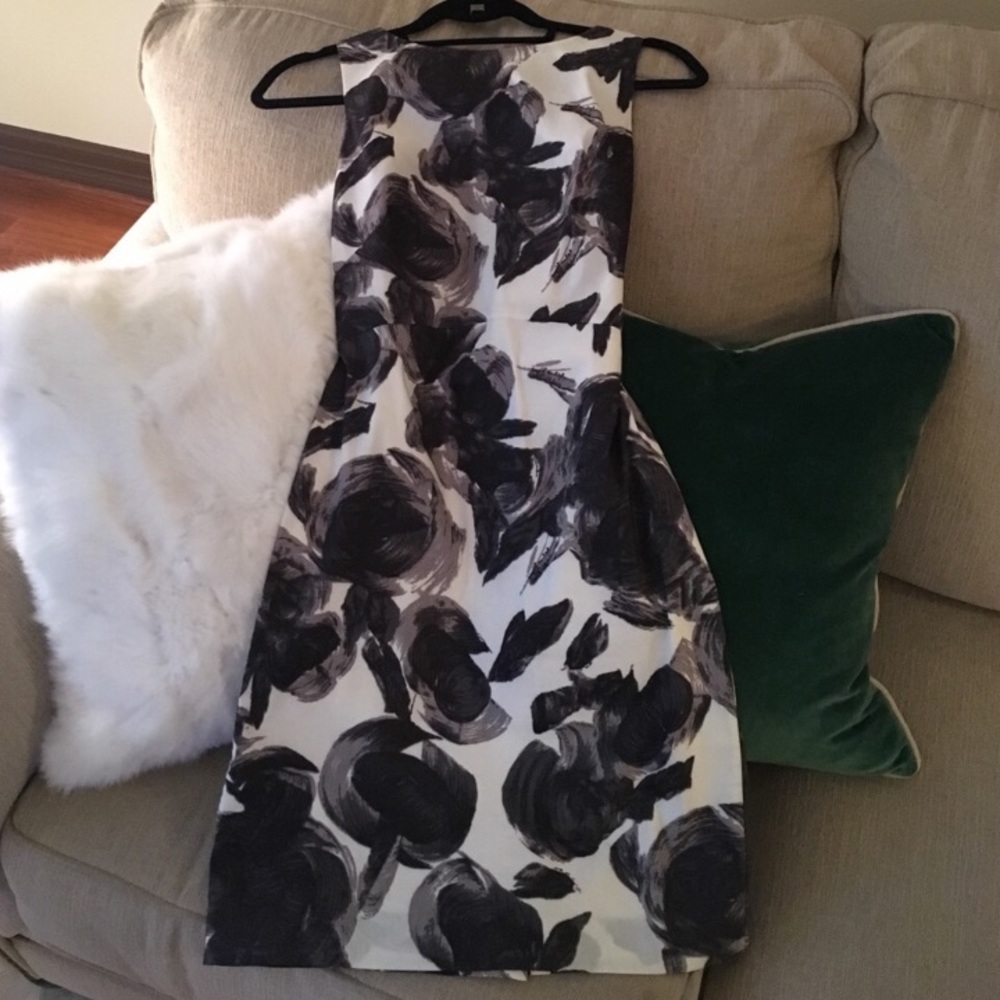 Ann Taylor Blossom Brushstroke Dress